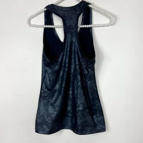 Athleta Black Silver Racerback Tank Size XS - Picture 4 of 4